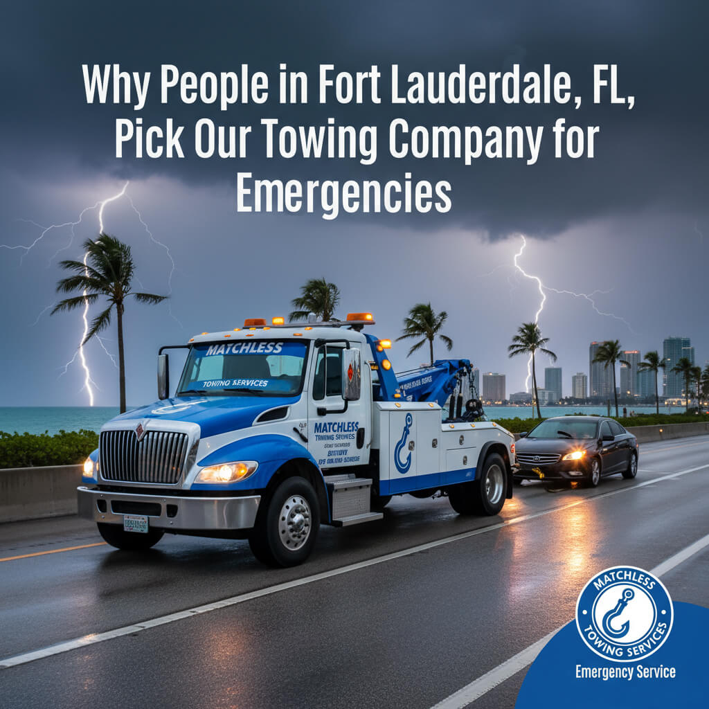 Why People in Fort Lauderdale, FL, Pick Our Towing Company for Emergencies